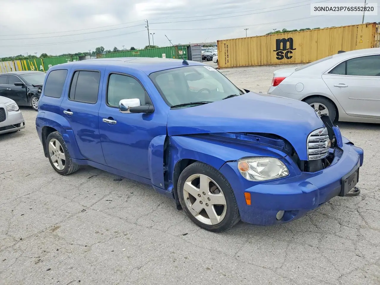 2006 Chevrolet Hhr Lt VIN: 3GNDA23P76S552820 Lot: 54816706