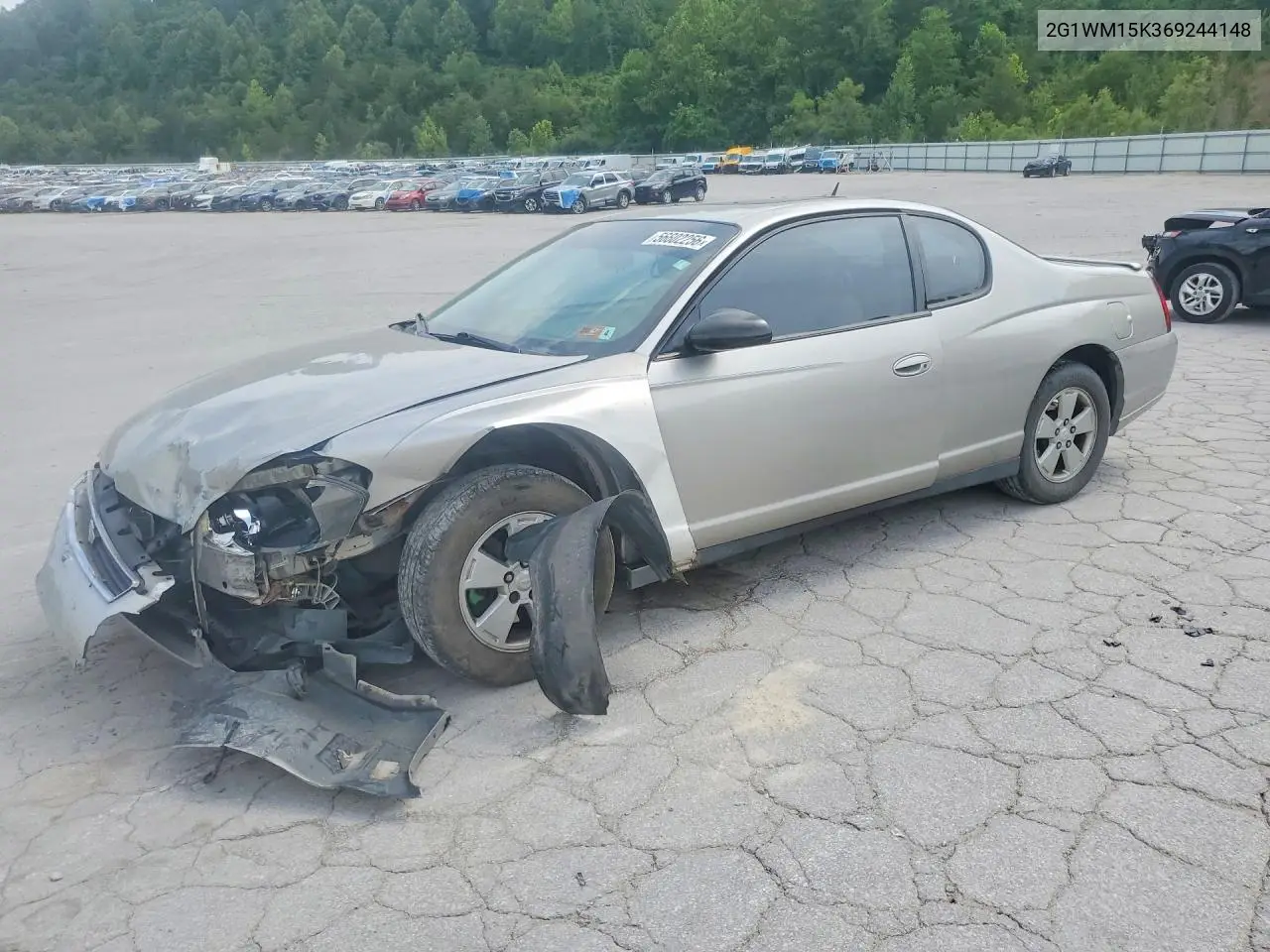 2006 Chevrolet Monte Carlo Lt VIN: 2G1WM15K369244148 Lot: 56602256