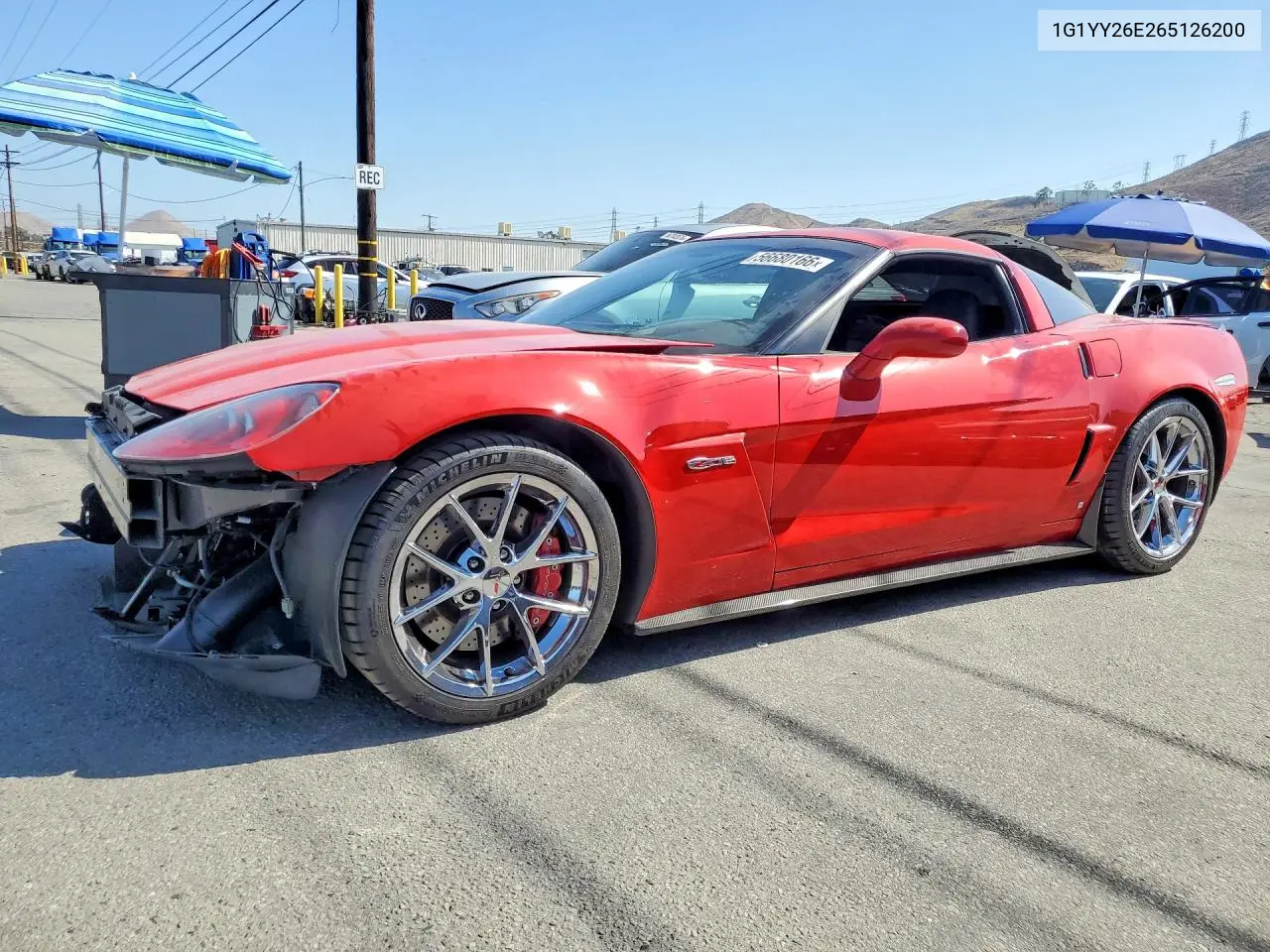 2006 Chevrolet Corvette Z06 VIN: 1G1YY26E265126200 Lot: 56680166