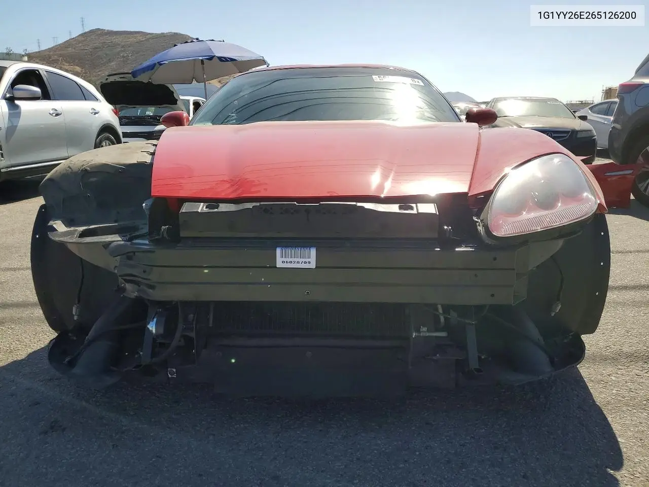 2006 Chevrolet Corvette Z06 VIN: 1G1YY26E265126200 Lot: 56680166