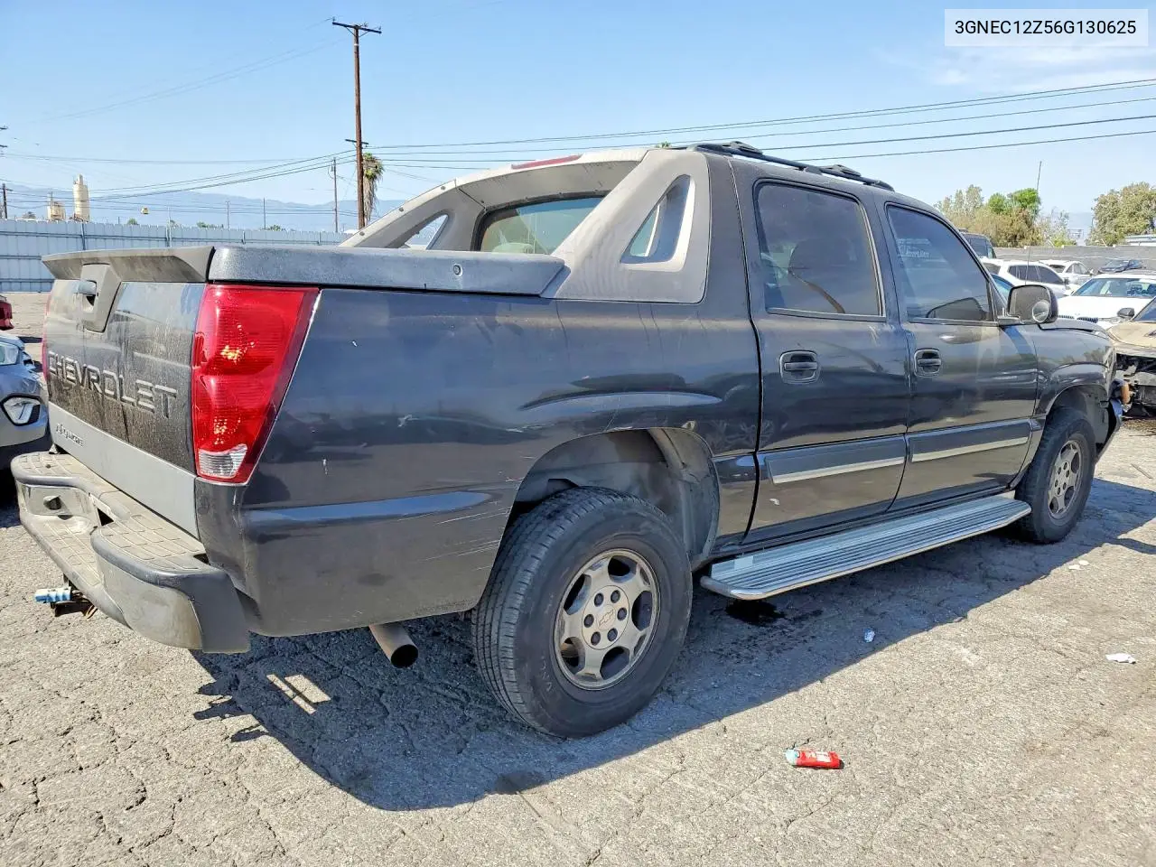 2006 Chevrolet Avalanche C1500 VIN: 3GNEC12Z56G130625 Lot: 57191716