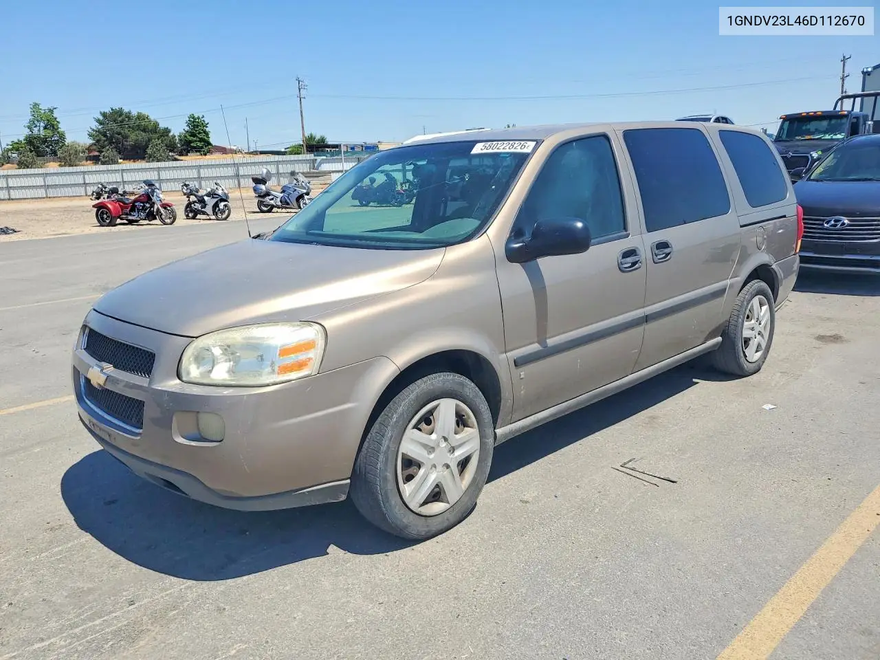 2006 Chevrolet Uplander Ls VIN: 1GNDV23L46D112670 Lot: 58022826