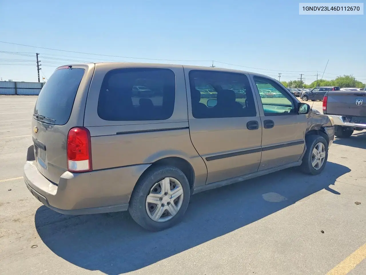 2006 Chevrolet Uplander Ls VIN: 1GNDV23L46D112670 Lot: 58022826