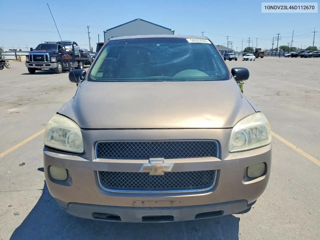 2006 Chevrolet Uplander Ls VIN: 1GNDV23L46D112670 Lot: 58022826