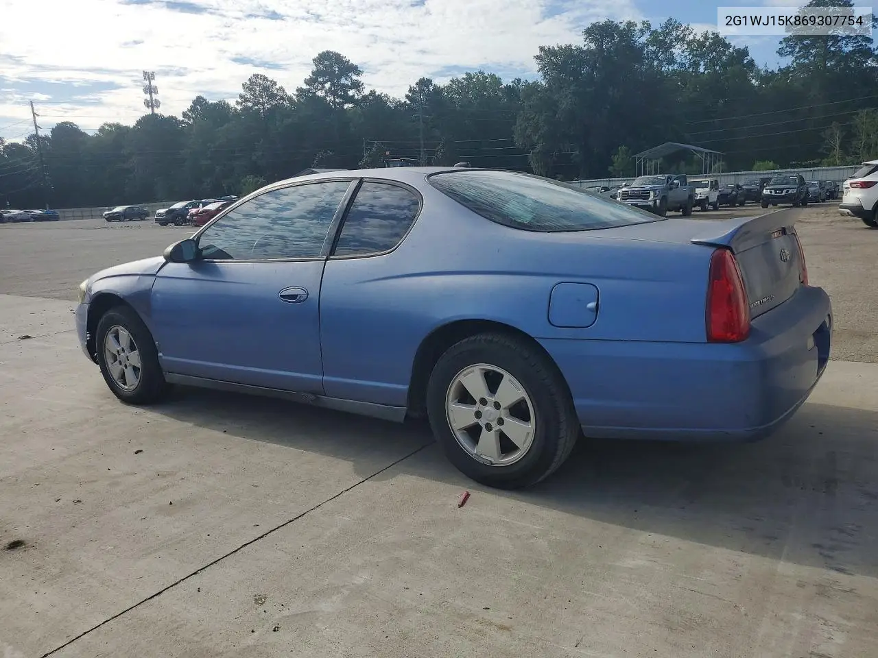 2006 Chevrolet Monte Carlo Ls VIN: 2G1WJ15K869307754 Lot: 59266626
