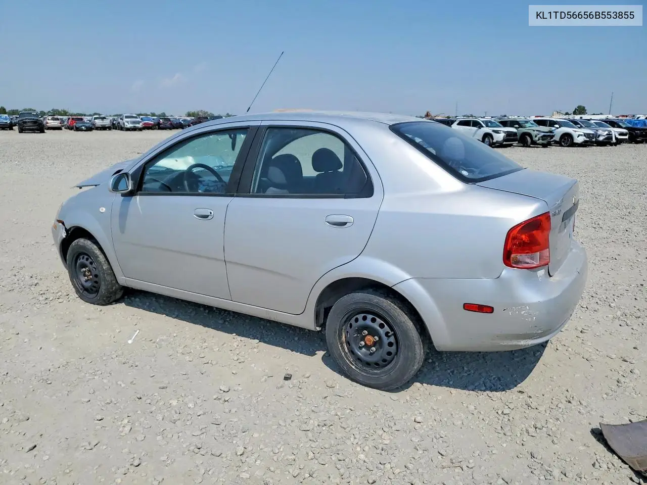 2006 Chevrolet Aveo Base VIN: KL1TD56656B553855 Lot: 59685826