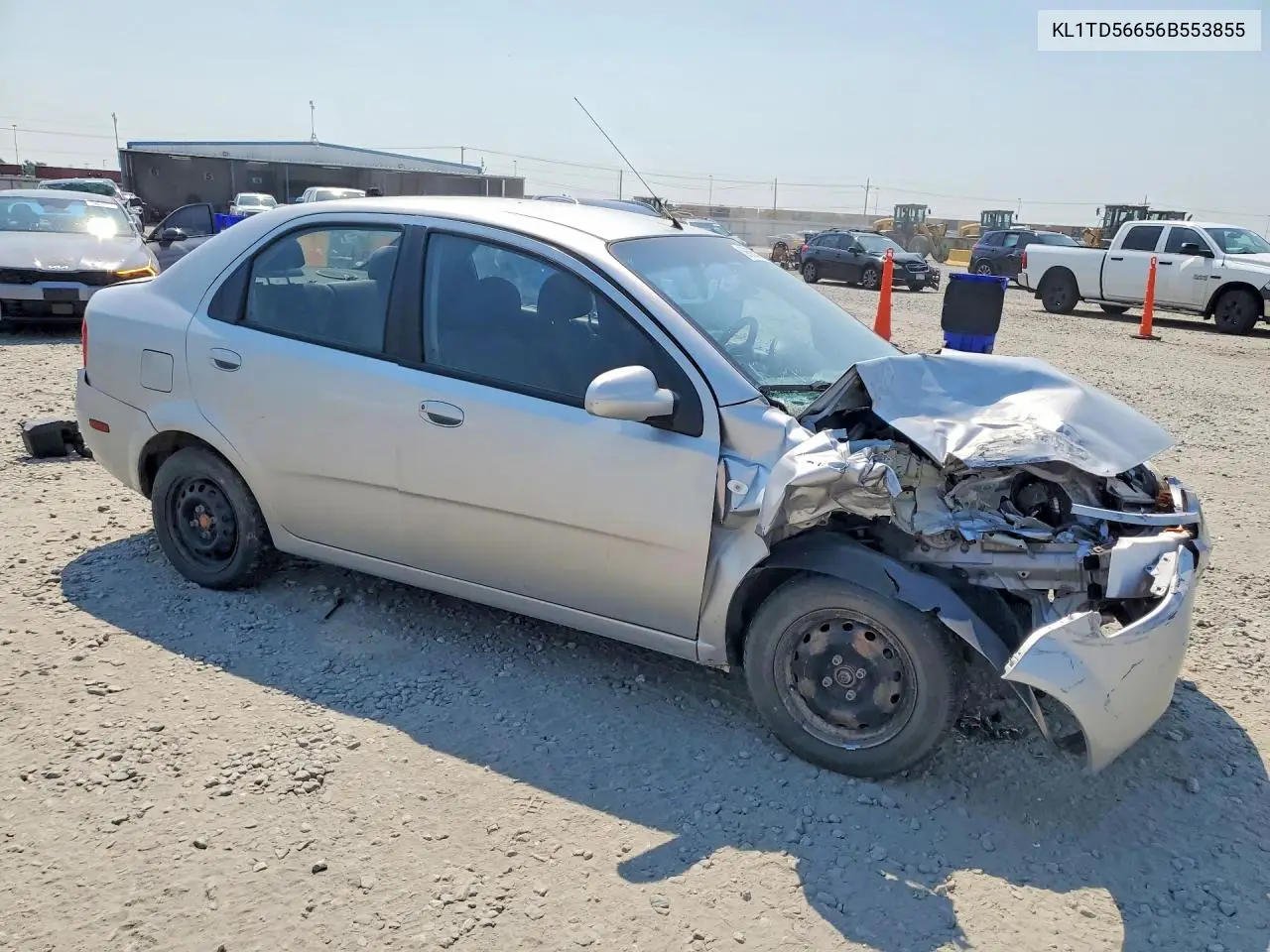 2006 Chevrolet Aveo Base VIN: KL1TD56656B553855 Lot: 59685826
