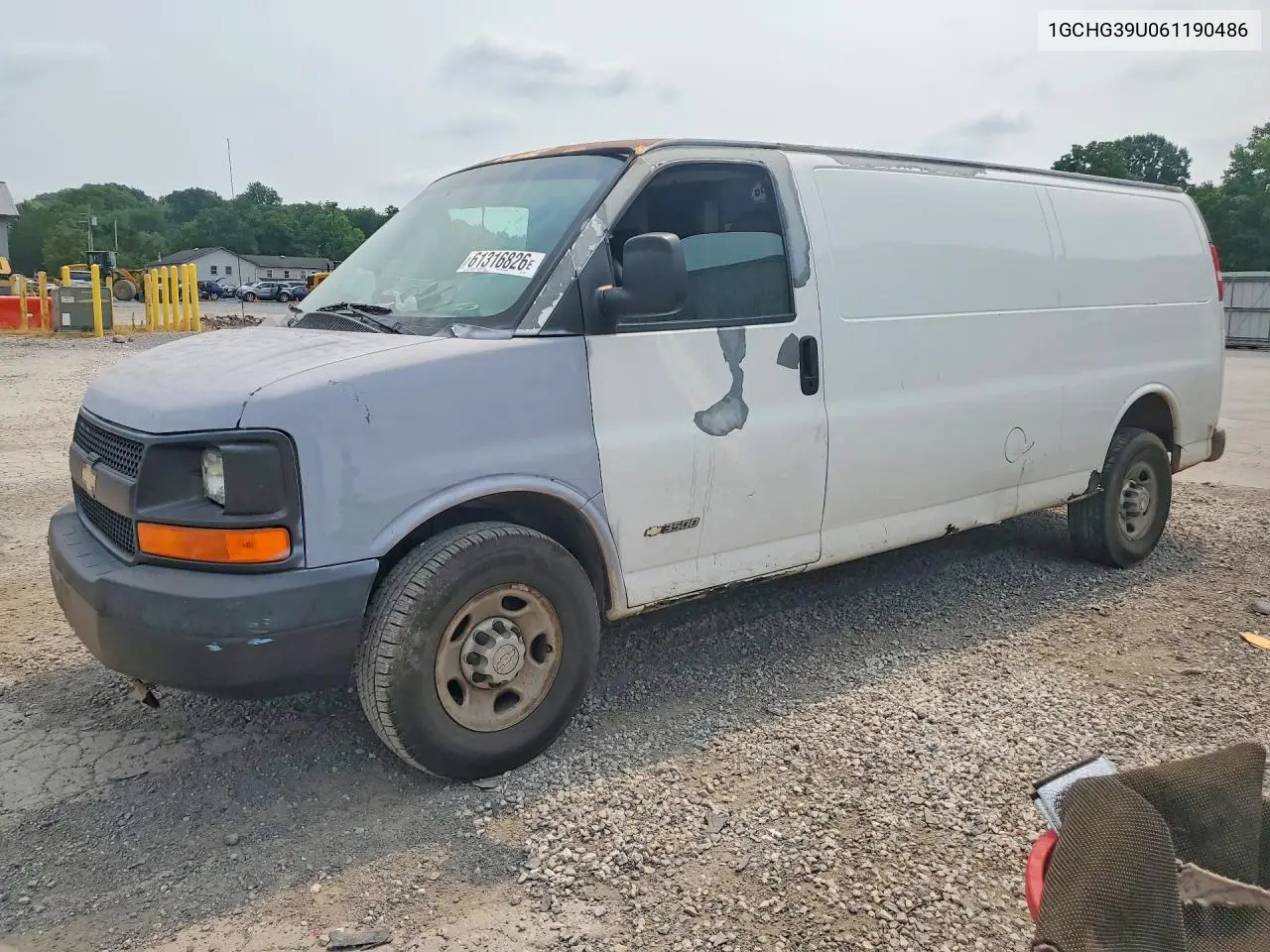 2006 Chevrolet Express G3500 VIN: 1GCHG39U061190486 Lot: 61316826