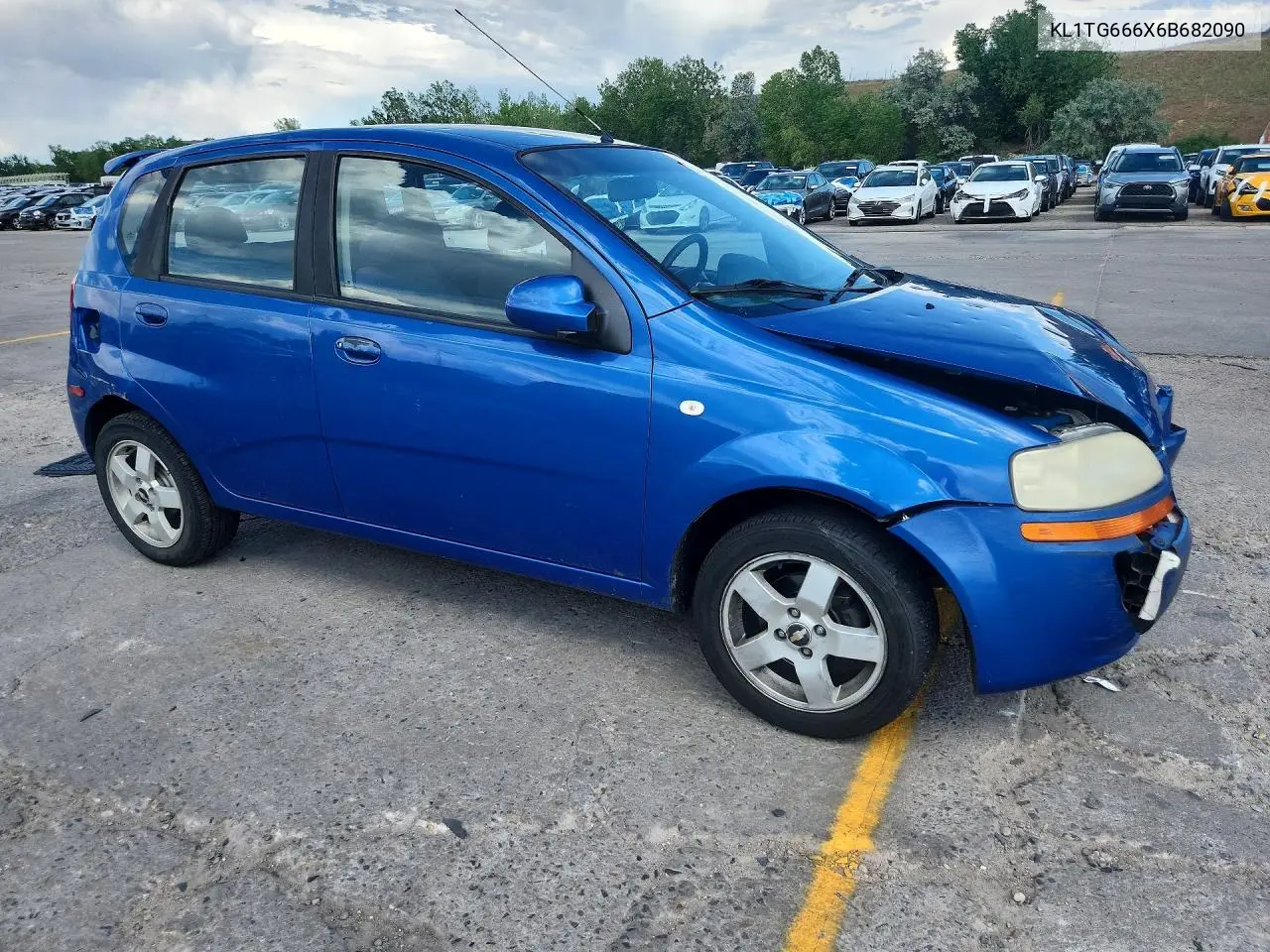 2006 Chevrolet Aveo Lt VIN: KL1TG666X6B682090 Lot: 76297015