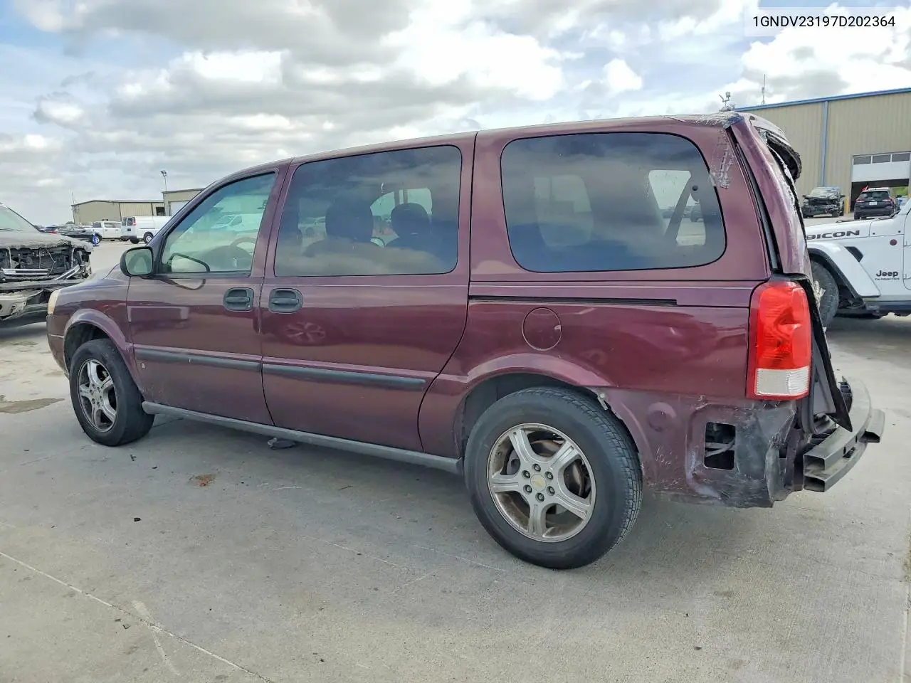 2007 Chevrolet Uplander Ls VIN: 1GNDV23197D202364 Lot: 48296616
