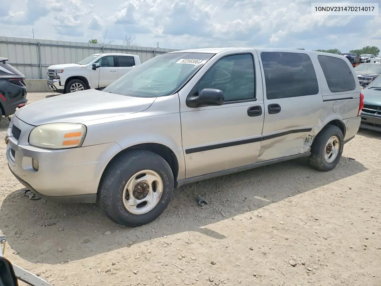 2007 Chevrolet Uplander Ls VIN: 1GNDV23147D214017 Lot: 52258306
