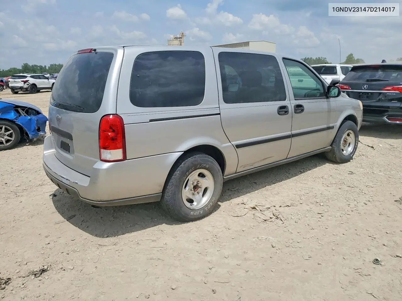 2007 Chevrolet Uplander Ls VIN: 1GNDV23147D214017 Lot: 52258306