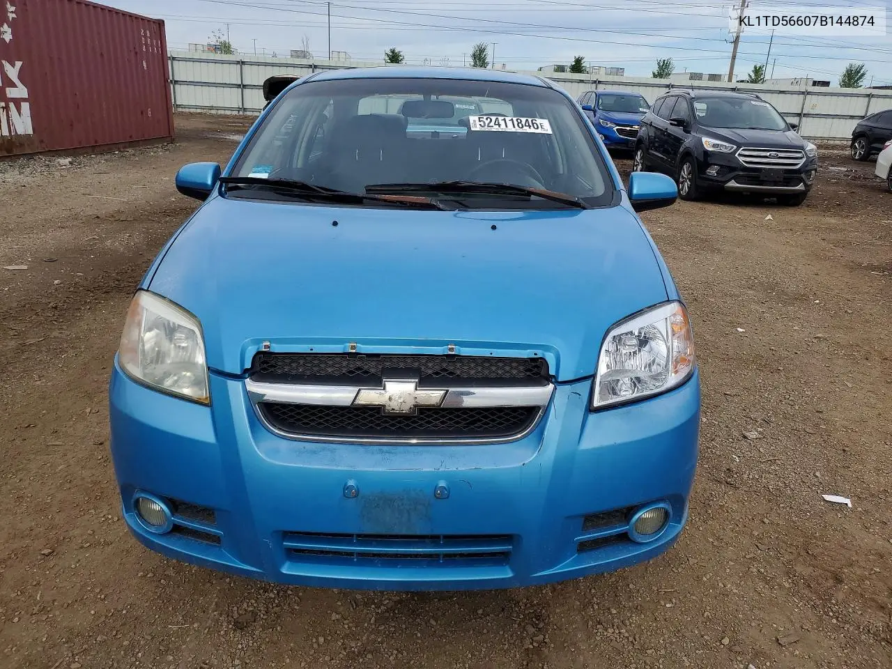 2007 Chevrolet Aveo Base VIN: KL1TD56607B144874 Lot: 52411846