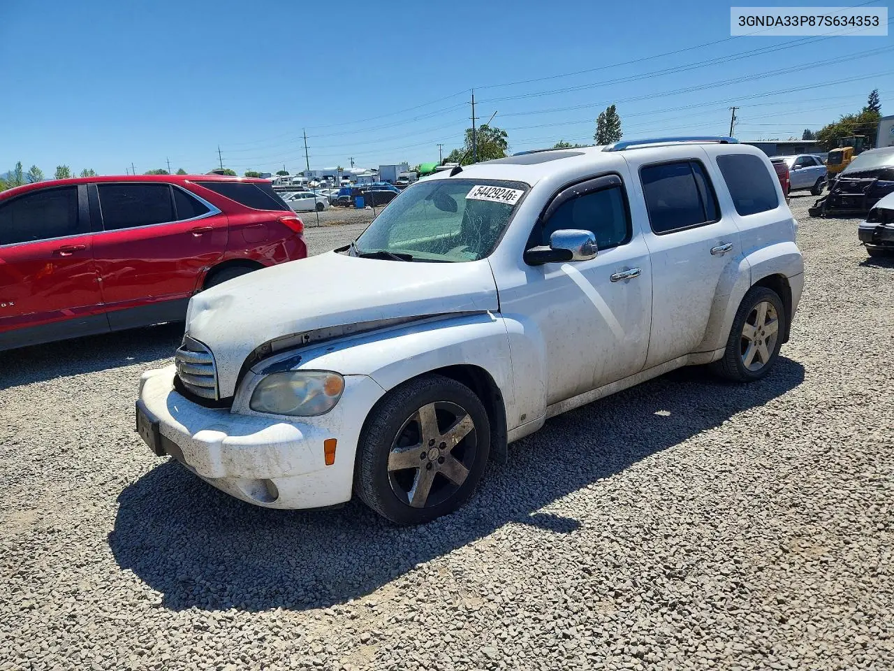 2007 Chevrolet Hhr Lt VIN: 3GNDA33P87S634353 Lot: 54429246