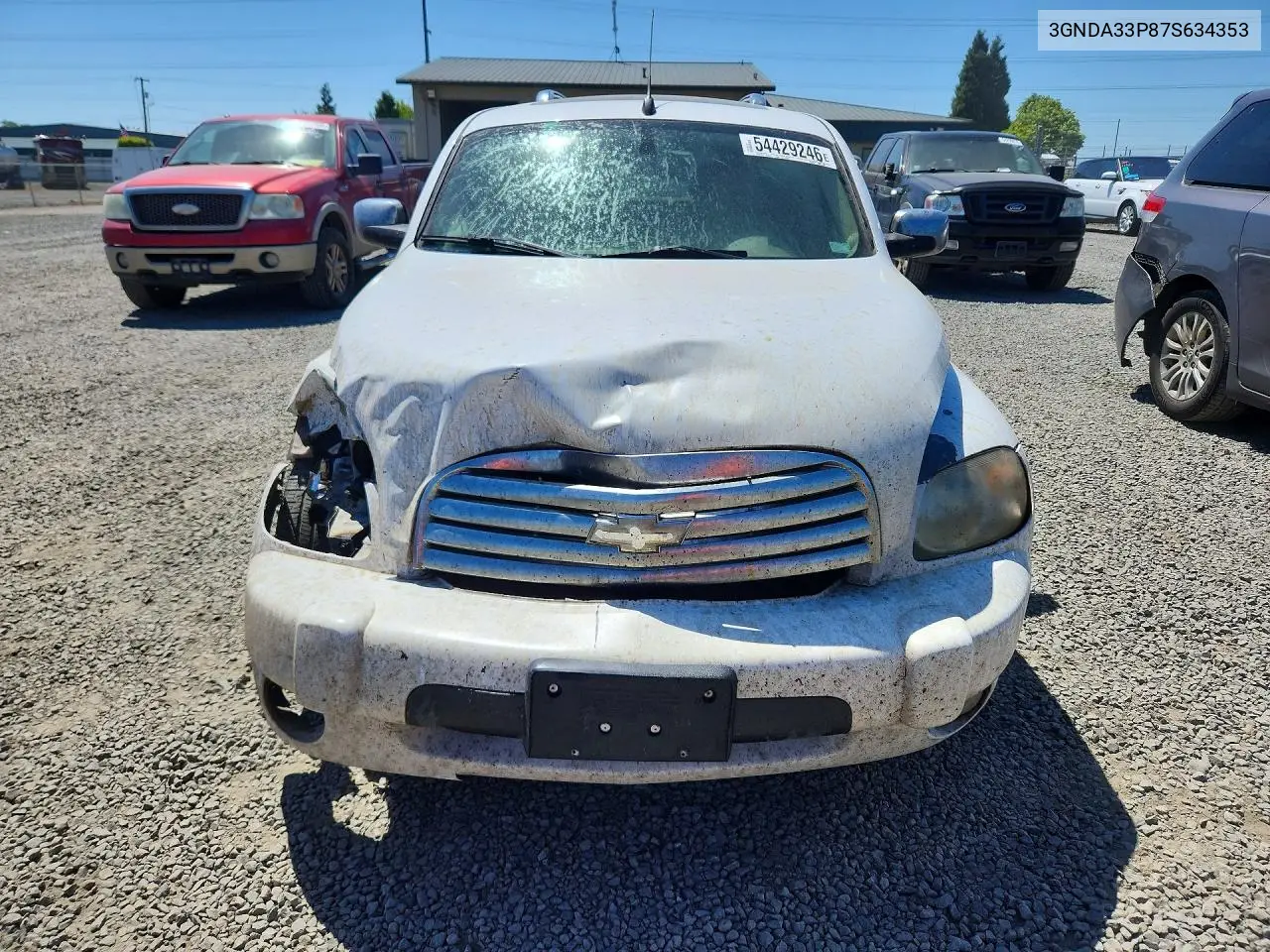 2007 Chevrolet Hhr Lt VIN: 3GNDA33P87S634353 Lot: 54429246