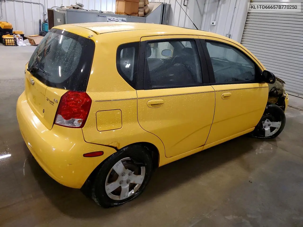 2007 Chevrolet Aveo Base VIN: KL1TD66657B770250 Lot: 54873386