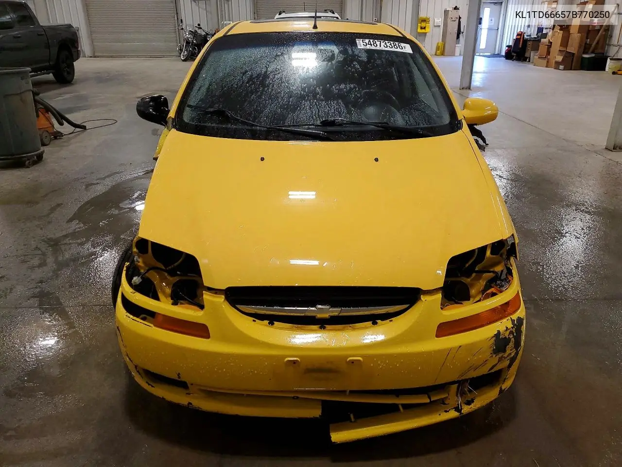 2007 Chevrolet Aveo Base VIN: KL1TD66657B770250 Lot: 54873386