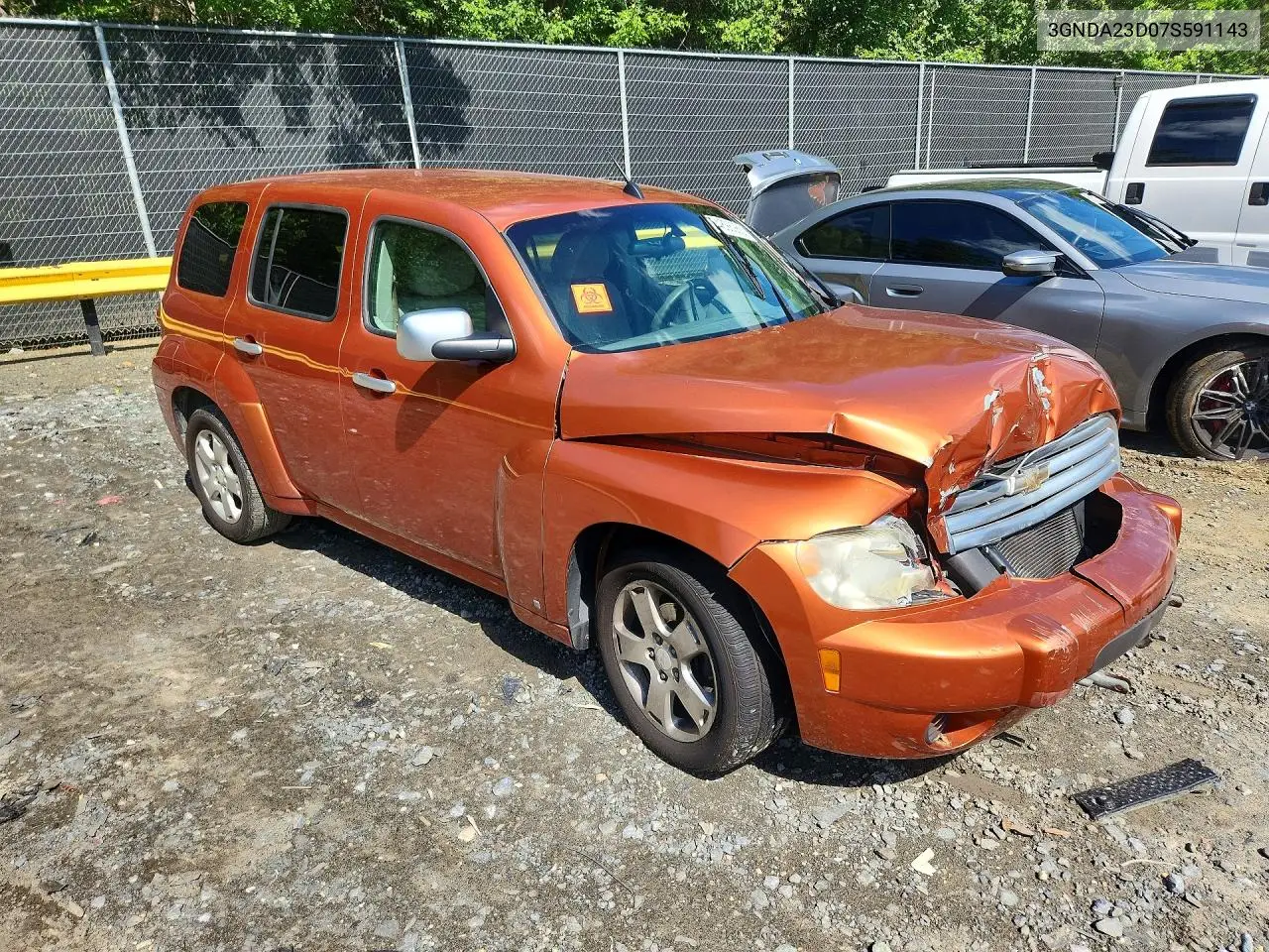 2007 Chevrolet Hhr Lt VIN: 3GNDA23D07S591143 Lot: 54898986
