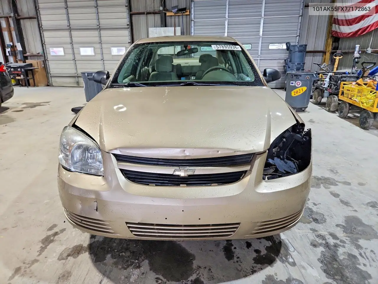 2007 Chevrolet Cobalt Ls VIN: 1G1AK55FX77172863 Lot: 57895936