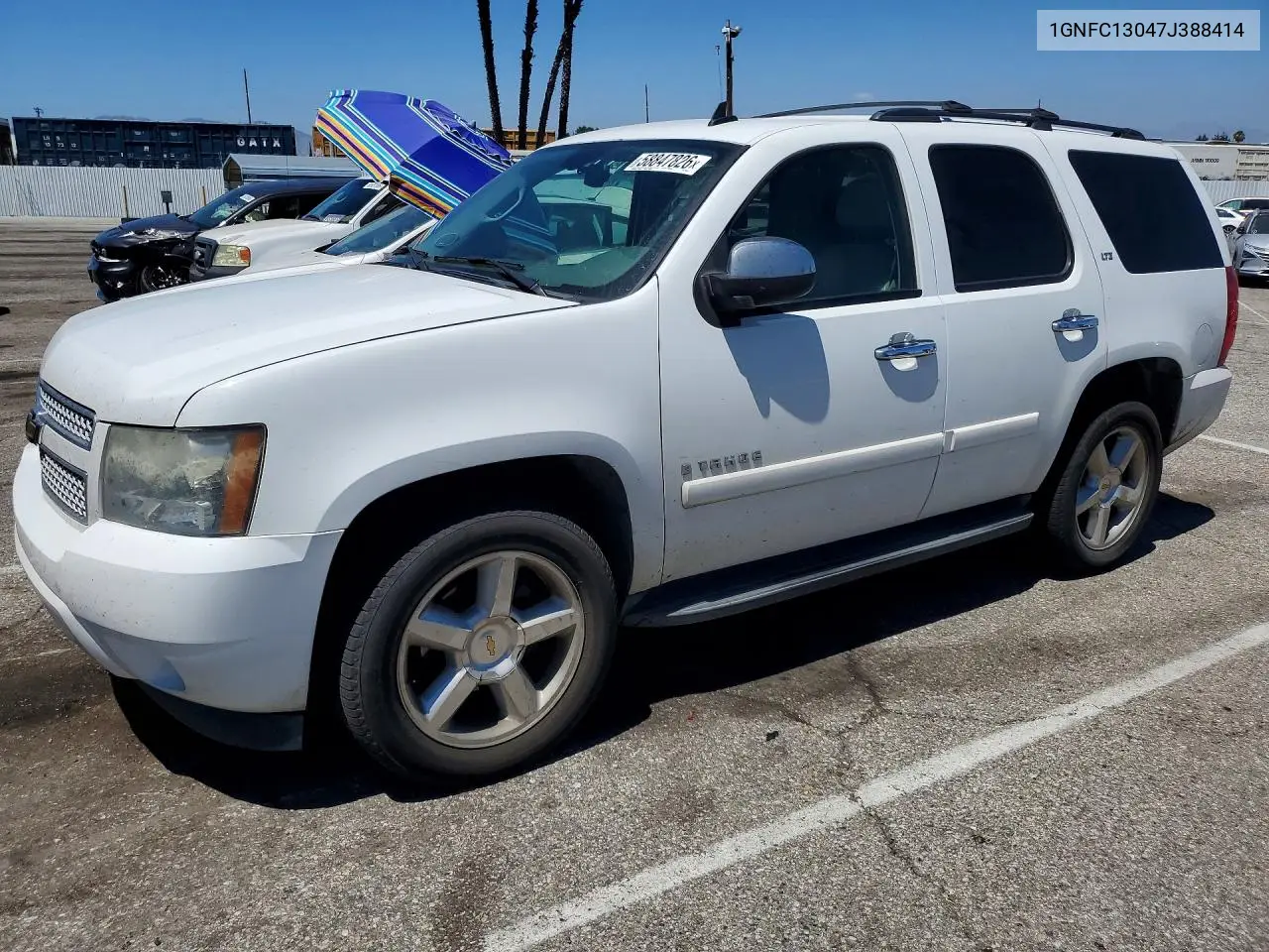 2007 Chevrolet Tahoe C1500 VIN: 1GNFC13047J388414 Lot: 58847826
