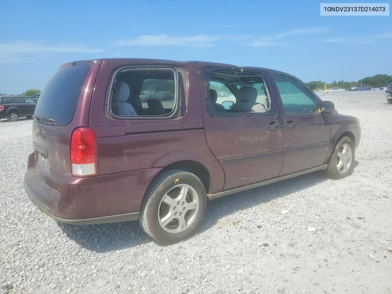 2007 Chevrolet Uplander Ls VIN: 1GNDV23137D214073 Lot: 59115936
