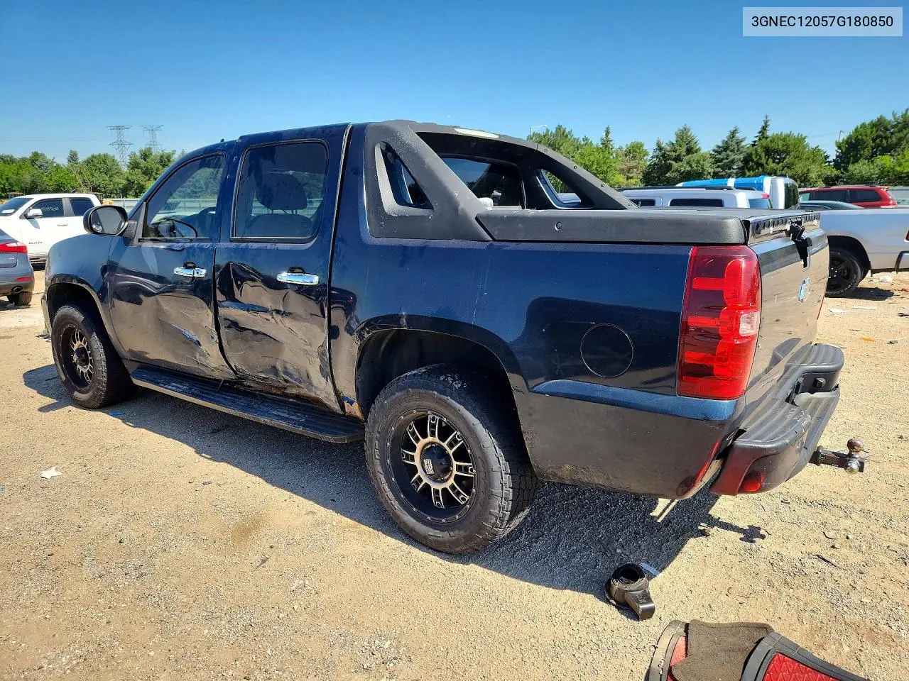 2007 Chevrolet Avalanche C1500 VIN: 3GNEC12057G180850 Lot: 59785936