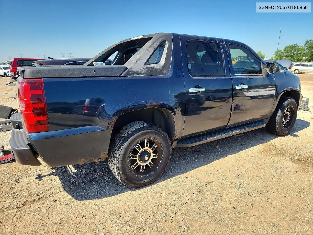 2007 Chevrolet Avalanche C1500 VIN: 3GNEC12057G180850 Lot: 59785936