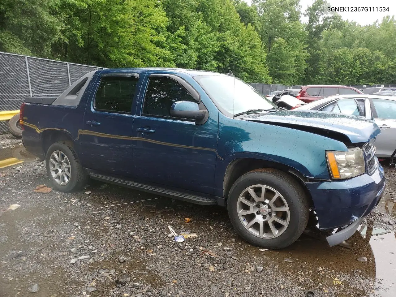 2007 Chevrolet Avalanche K1500 VIN: 3GNEK12367G111534 Lot: 60324176