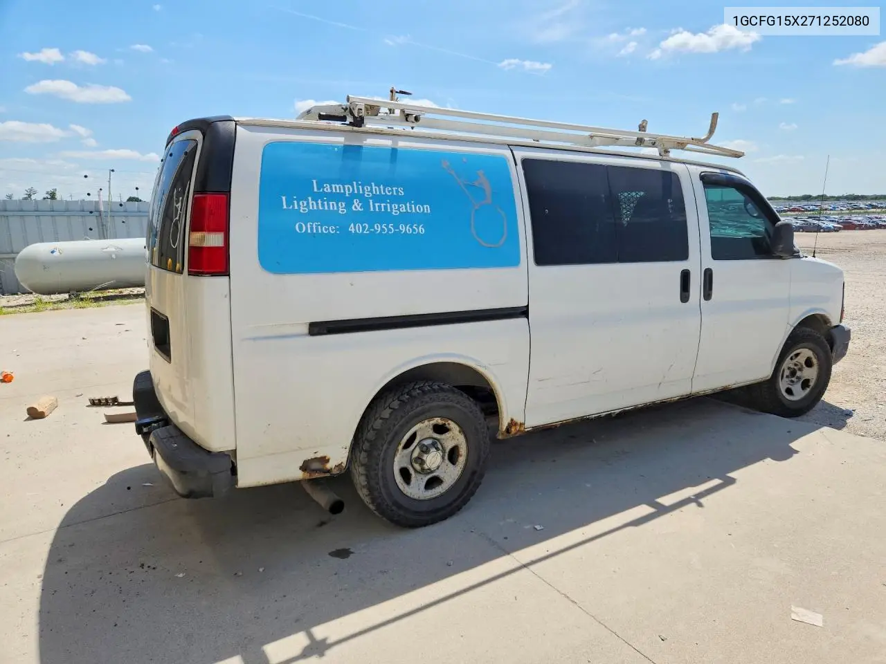 2007 Chevrolet Express G1500 VIN: 1GCFG15X271252080 Lot: 85606805