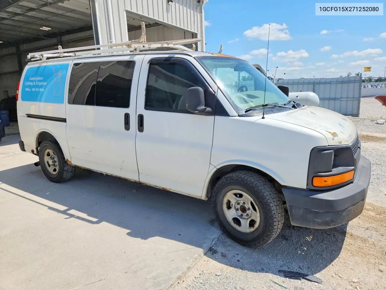 2007 Chevrolet Express G1500 VIN: 1GCFG15X271252080 Lot: 85606805