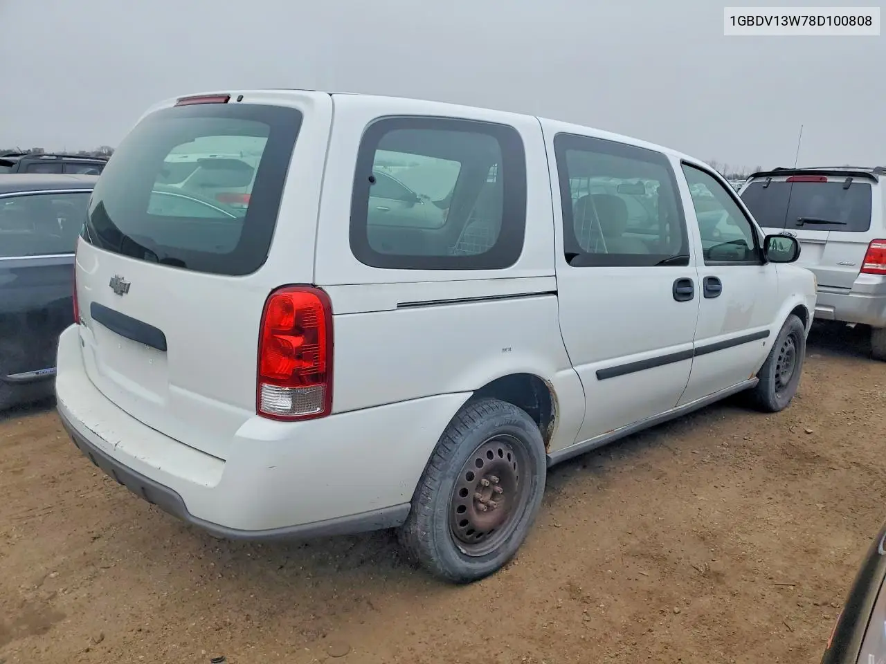 2008 Chevrolet Uplander Incomplete VIN: 1GBDV13W78D100808 Lot: 45502756