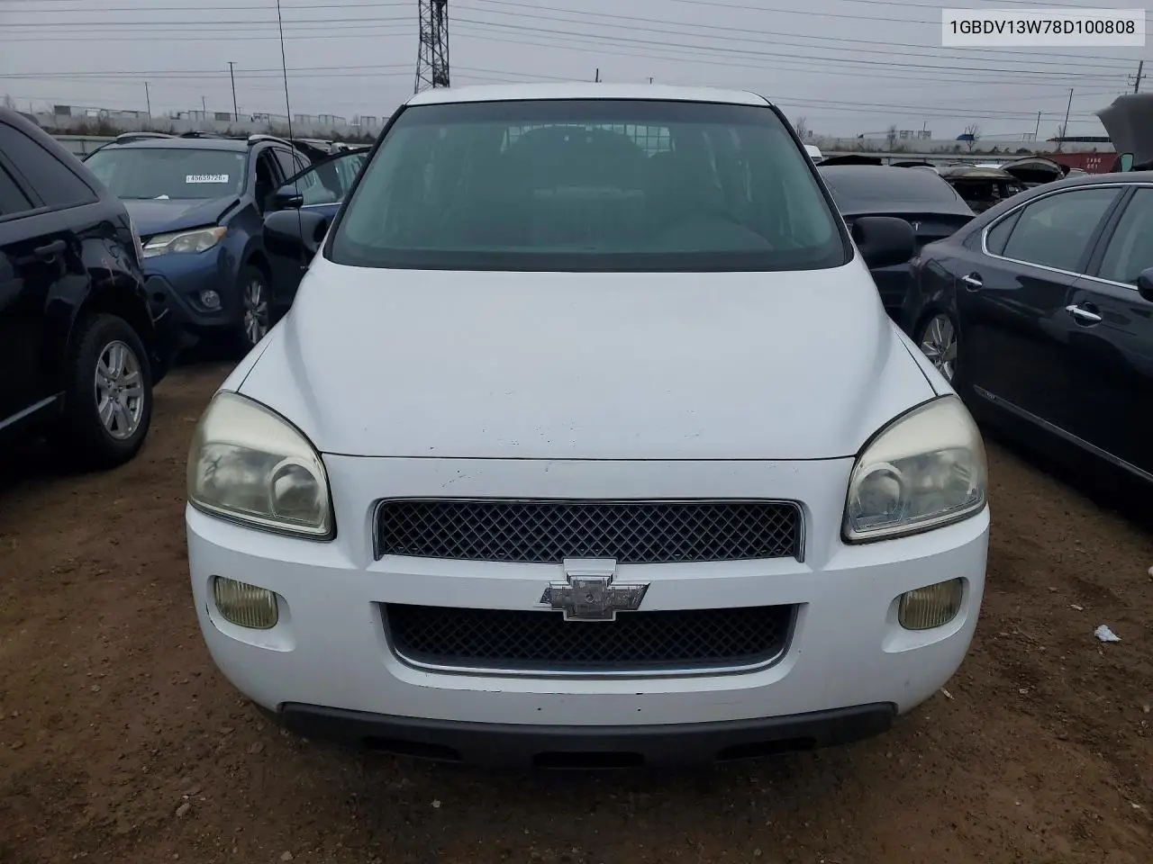2008 Chevrolet Uplander Incomplete VIN: 1GBDV13W78D100808 Lot: 45502756