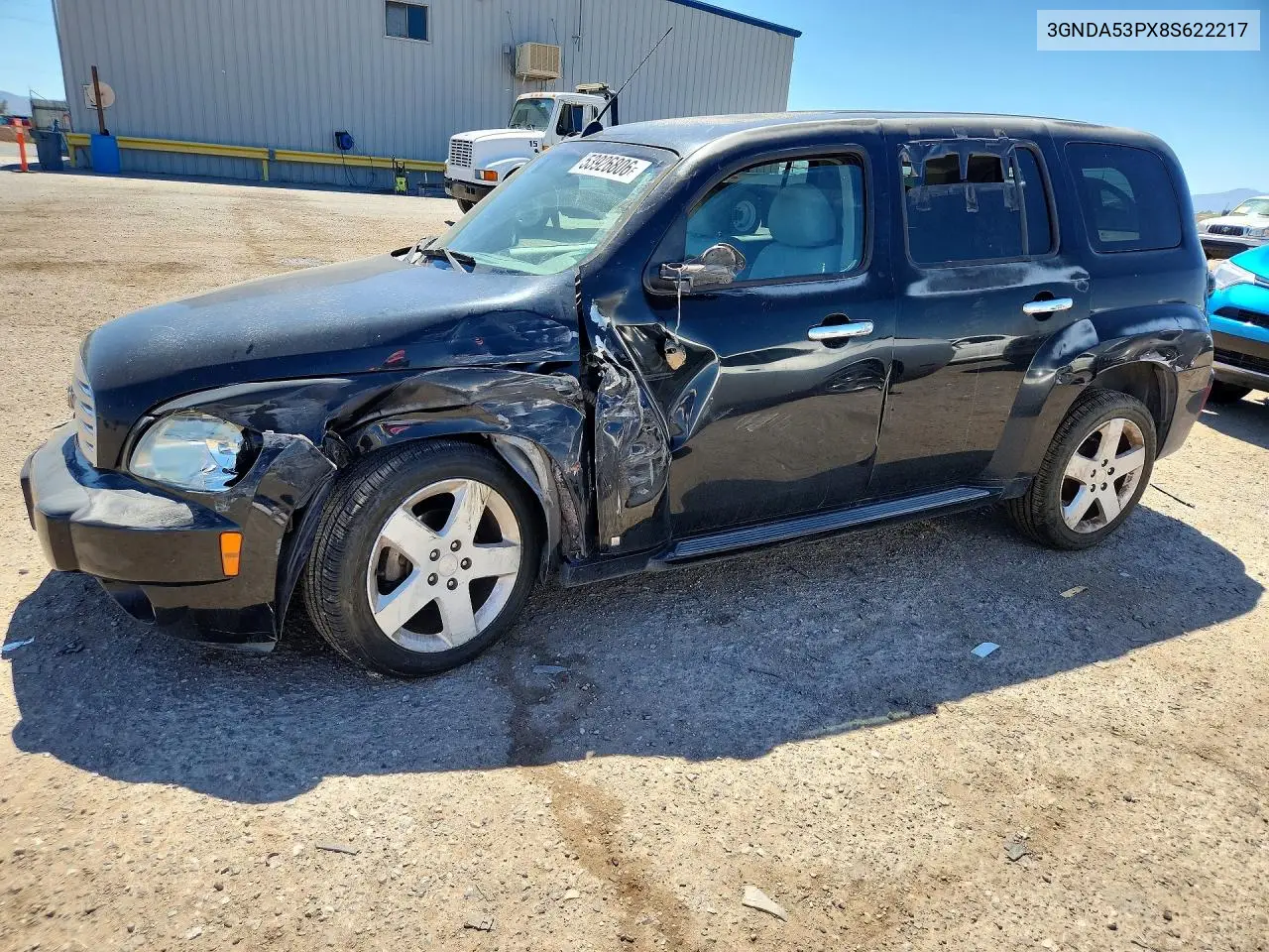 2008 Chevrolet Hhr Lt VIN: 3GNDA53PX8S622217 Lot: 53926806
