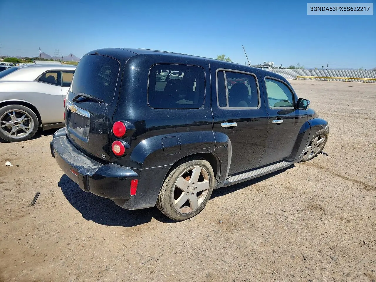 2008 Chevrolet Hhr Lt VIN: 3GNDA53PX8S622217 Lot: 53926806