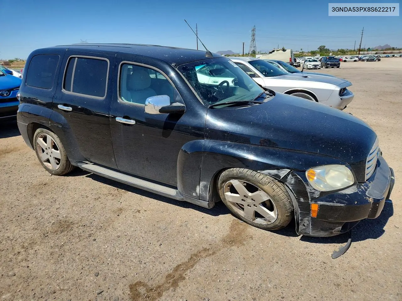 2008 Chevrolet Hhr Lt VIN: 3GNDA53PX8S622217 Lot: 53926806