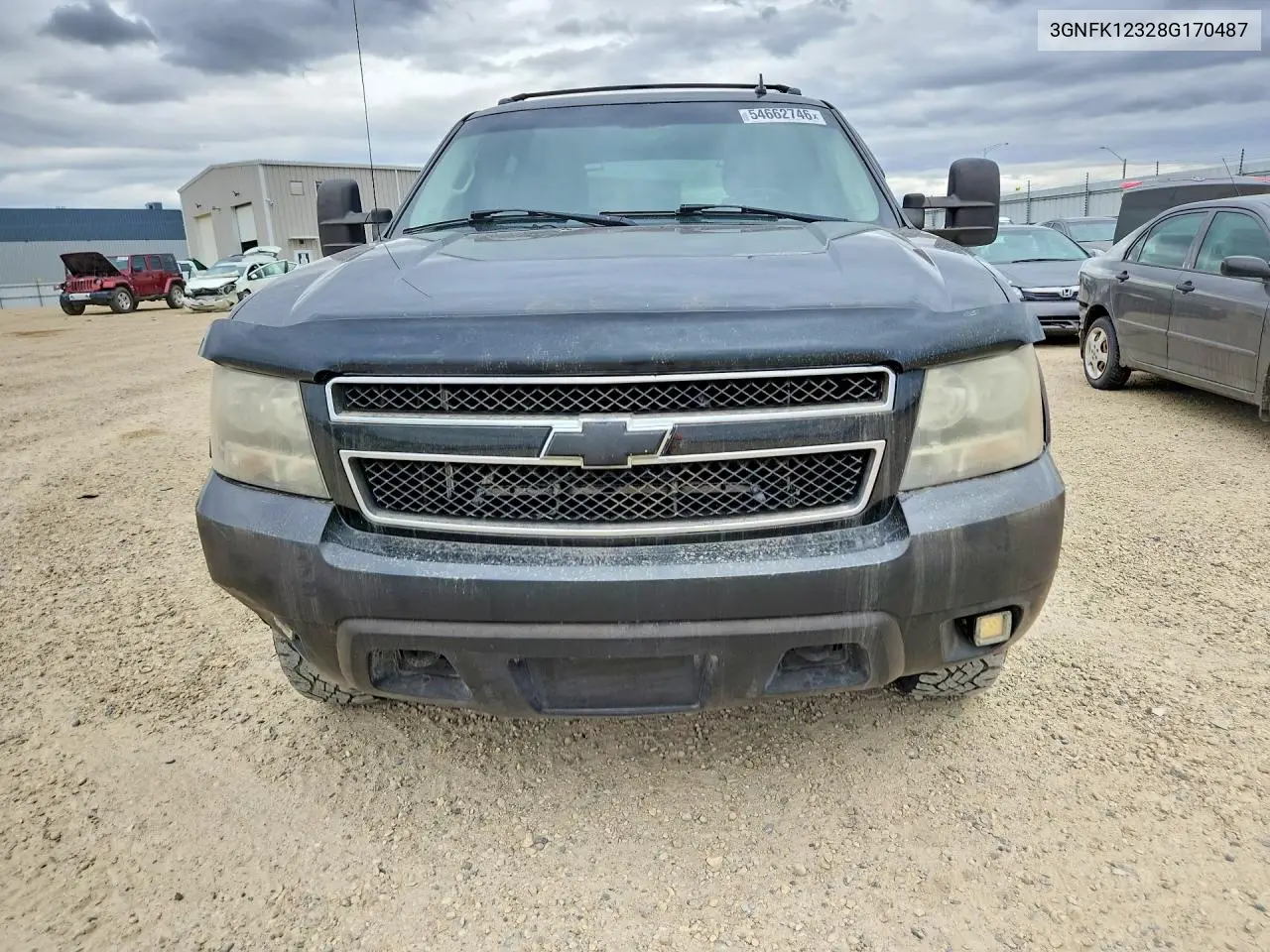 2008 Chevrolet Avalanche K1500 VIN: 3GNFK12328G170487 Lot: 54662746
