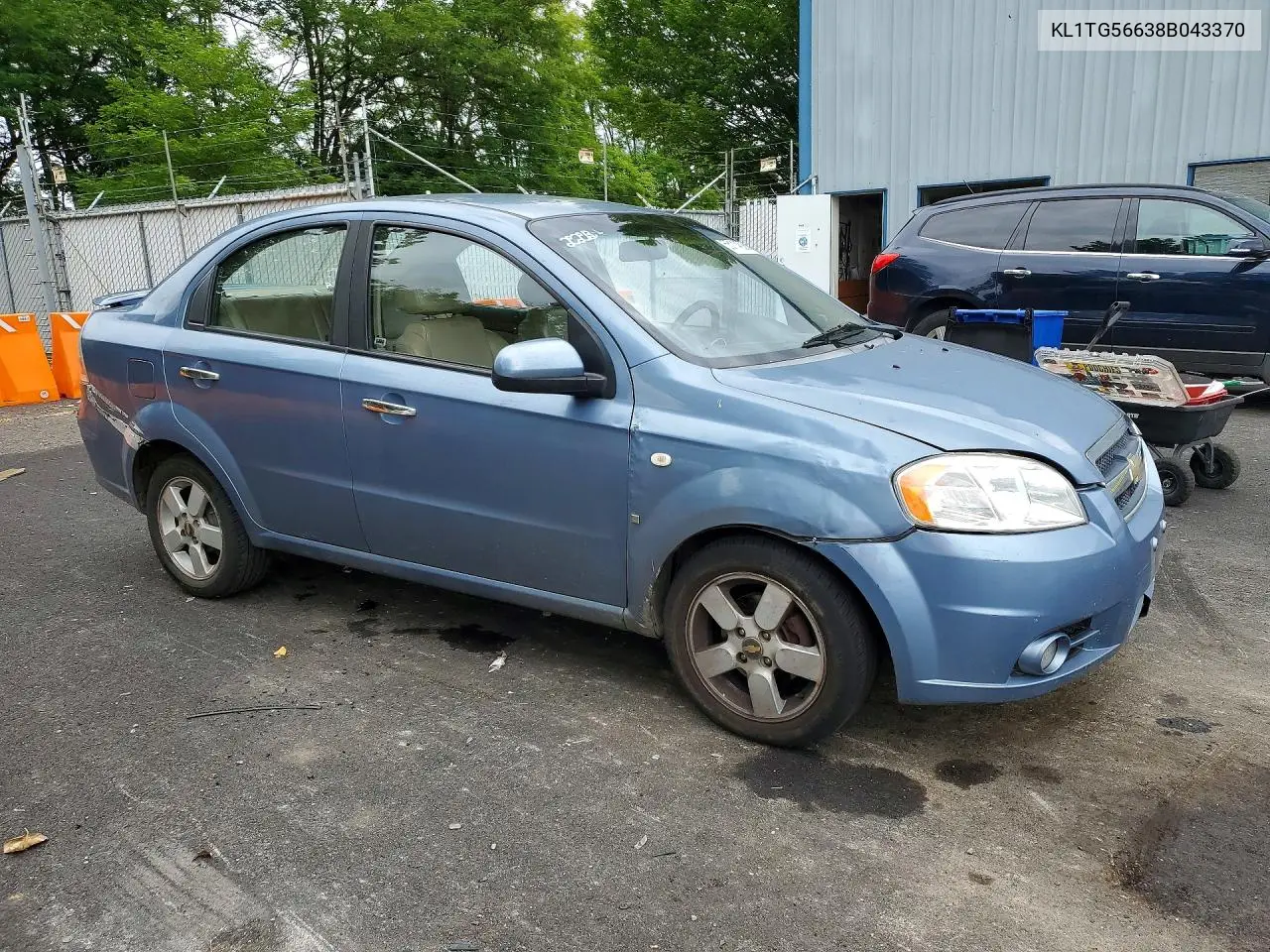 2008 Chevrolet Aveo Lt VIN: KL1TG56638B043370 Lot: 55114506