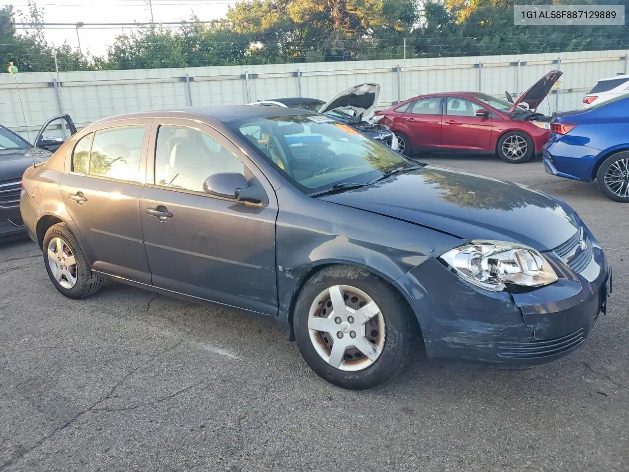 2008 Chevrolet Cobalt Lt VIN: 1G1AL58F887129889 Lot: 55790256