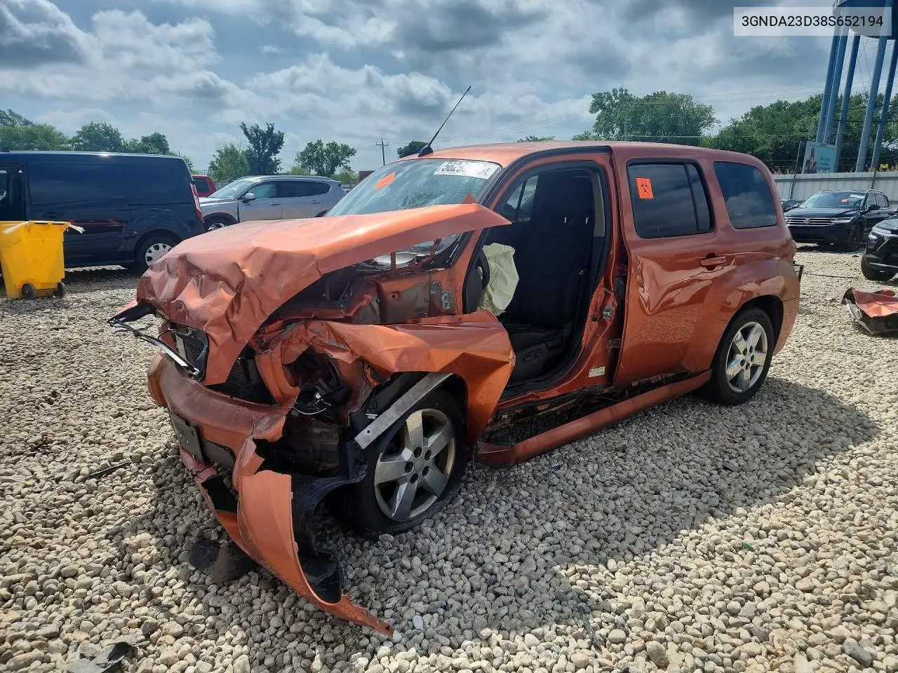 2008 Chevrolet Hhr Lt VIN: 3GNDA23D38S652194 Lot: 56293456