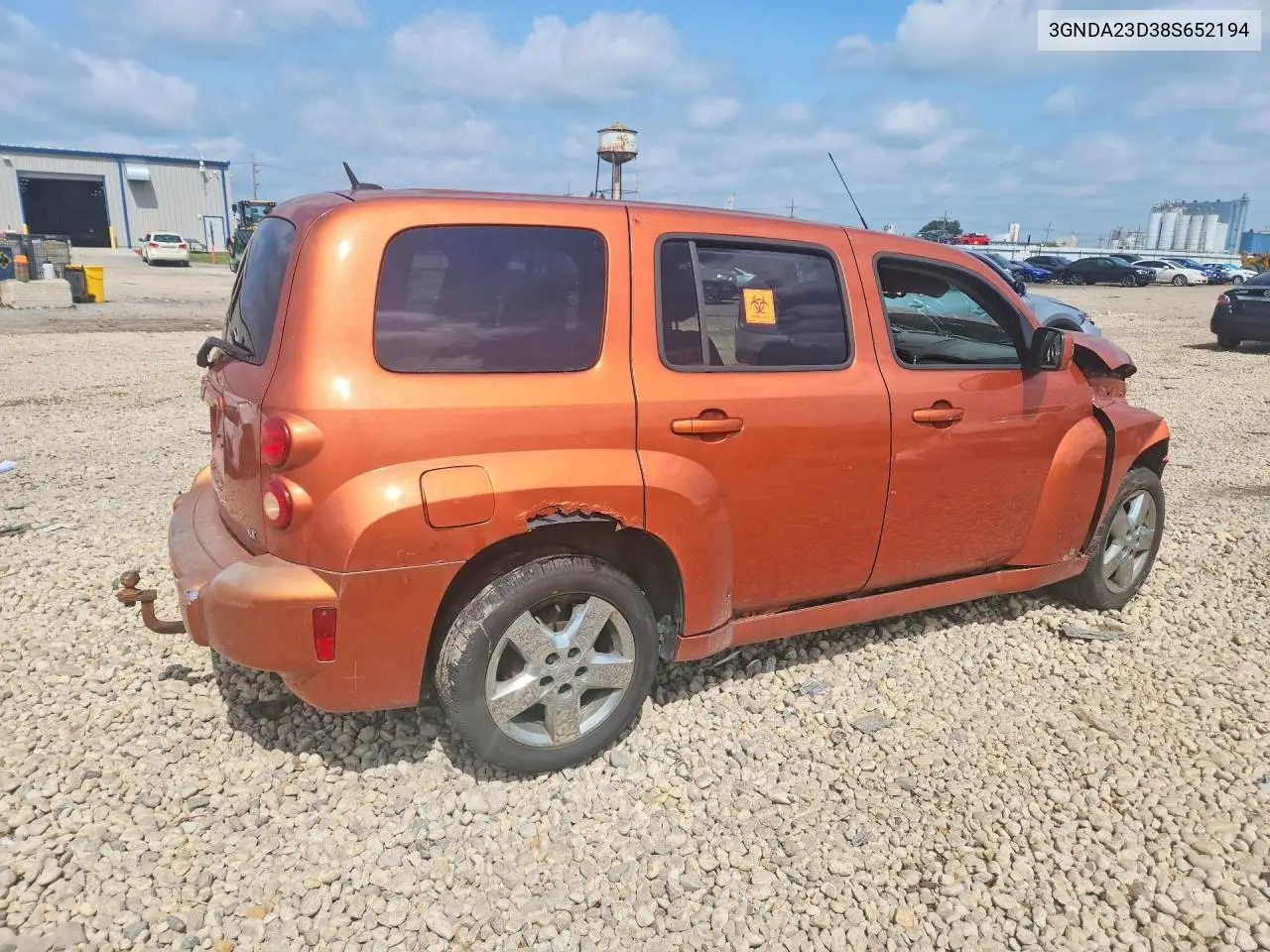 2008 Chevrolet Hhr Lt VIN: 3GNDA23D38S652194 Lot: 56293456