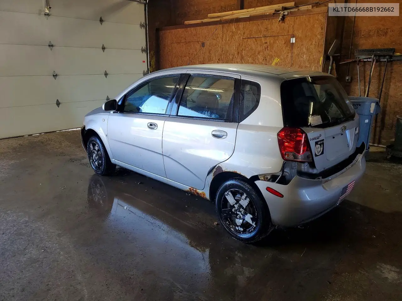 2008 Chevrolet Aveo Base VIN: KL1TD66668B192662 Lot: 56687156