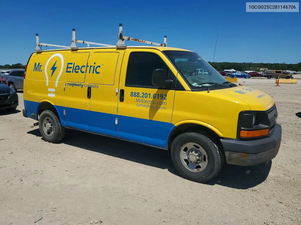 2008 Chevrolet Express G2500 VIN: 1GCGG25C281146706 Lot: 57381506