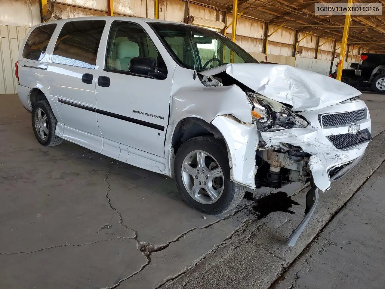 2008 Chevrolet Uplander Incomplete VIN: 1GBDV13WX8D183196 Lot: 58516446