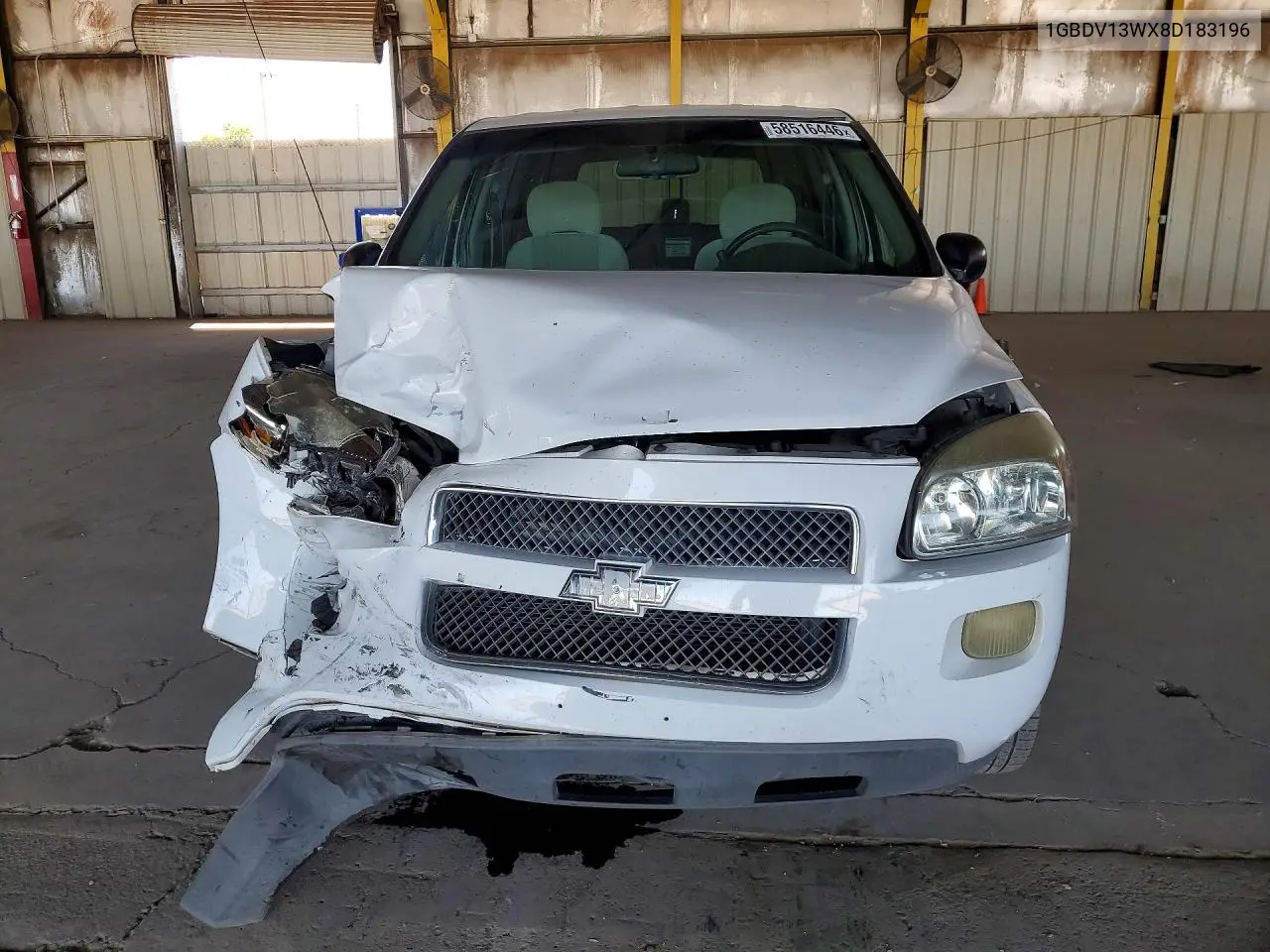 2008 Chevrolet Uplander Incomplete VIN: 1GBDV13WX8D183196 Lot: 58516446