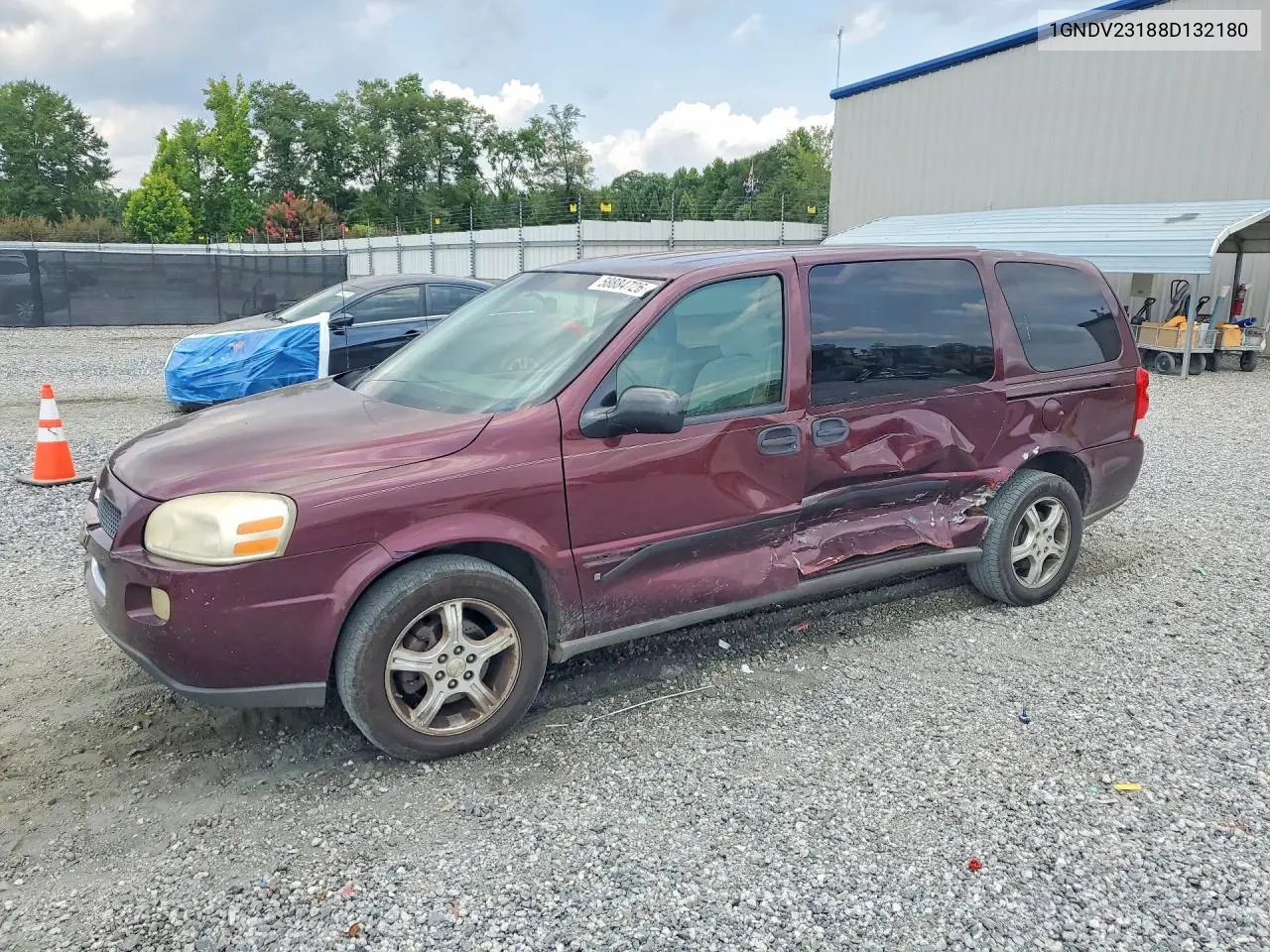 2008 Chevrolet Uplander Ls VIN: 1GNDV23188D132180 Lot: 58884726