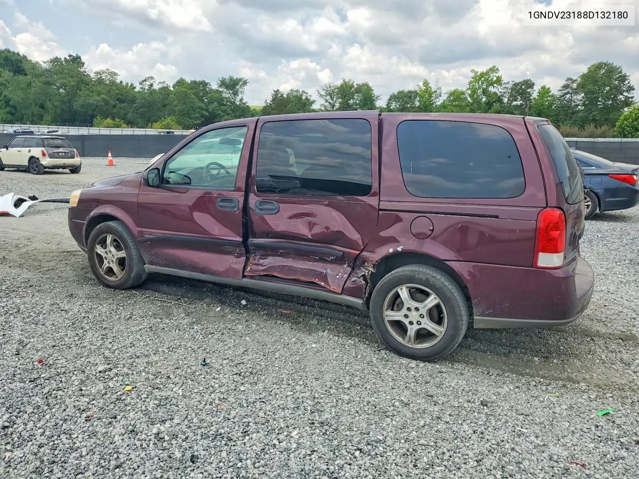 2008 Chevrolet Uplander Ls VIN: 1GNDV23188D132180 Lot: 58884726