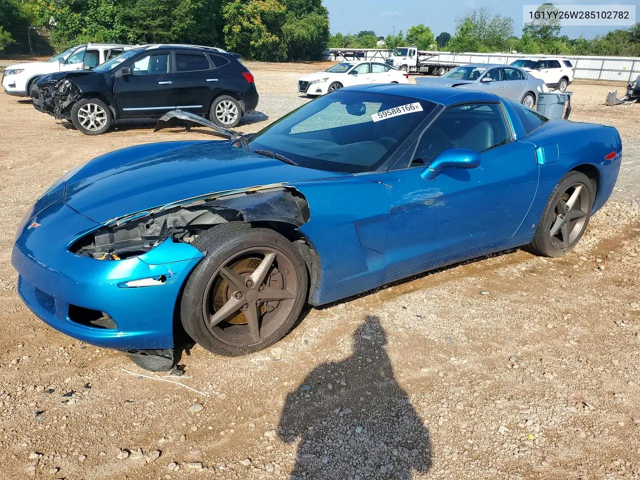 2008 Chevrolet Corvette VIN: 1G1YY26W285102782 Lot: 59588166