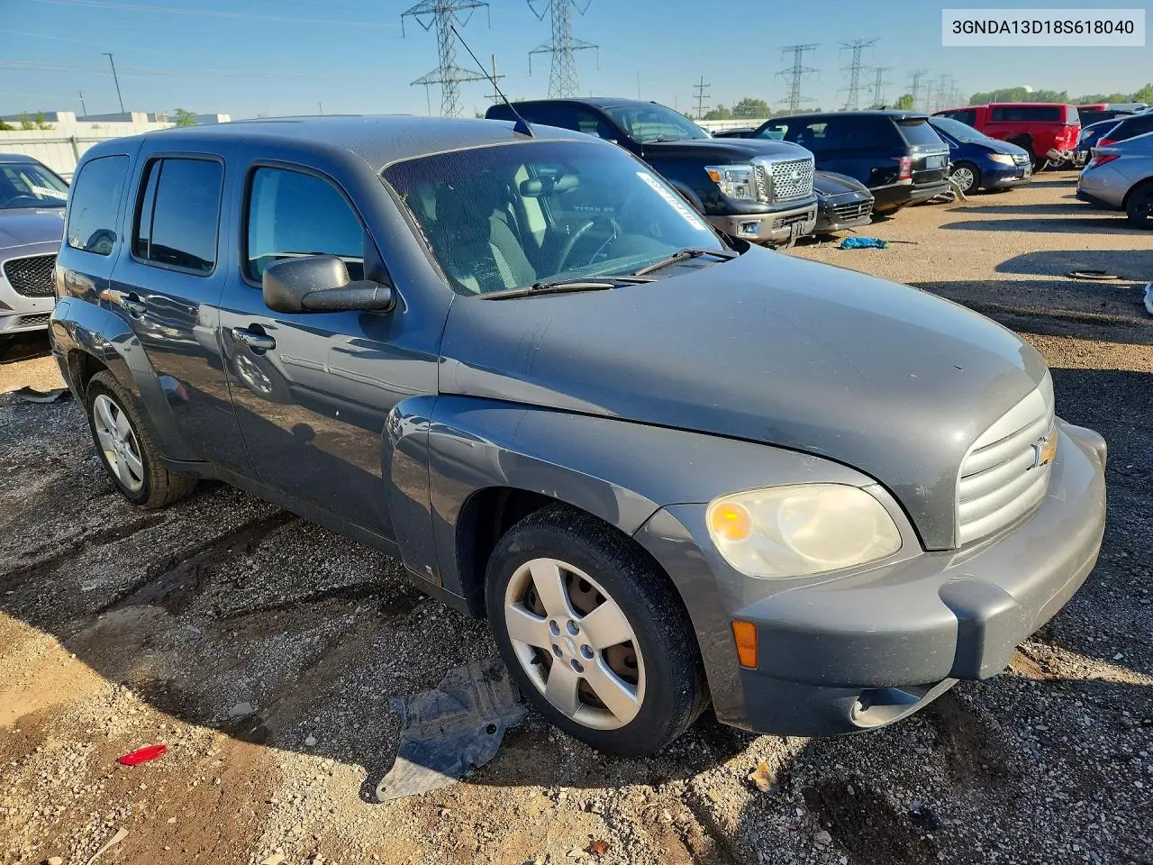 2008 Chevrolet Hhr Ls VIN: 3GNDA13D18S618040 Lot: 59719416