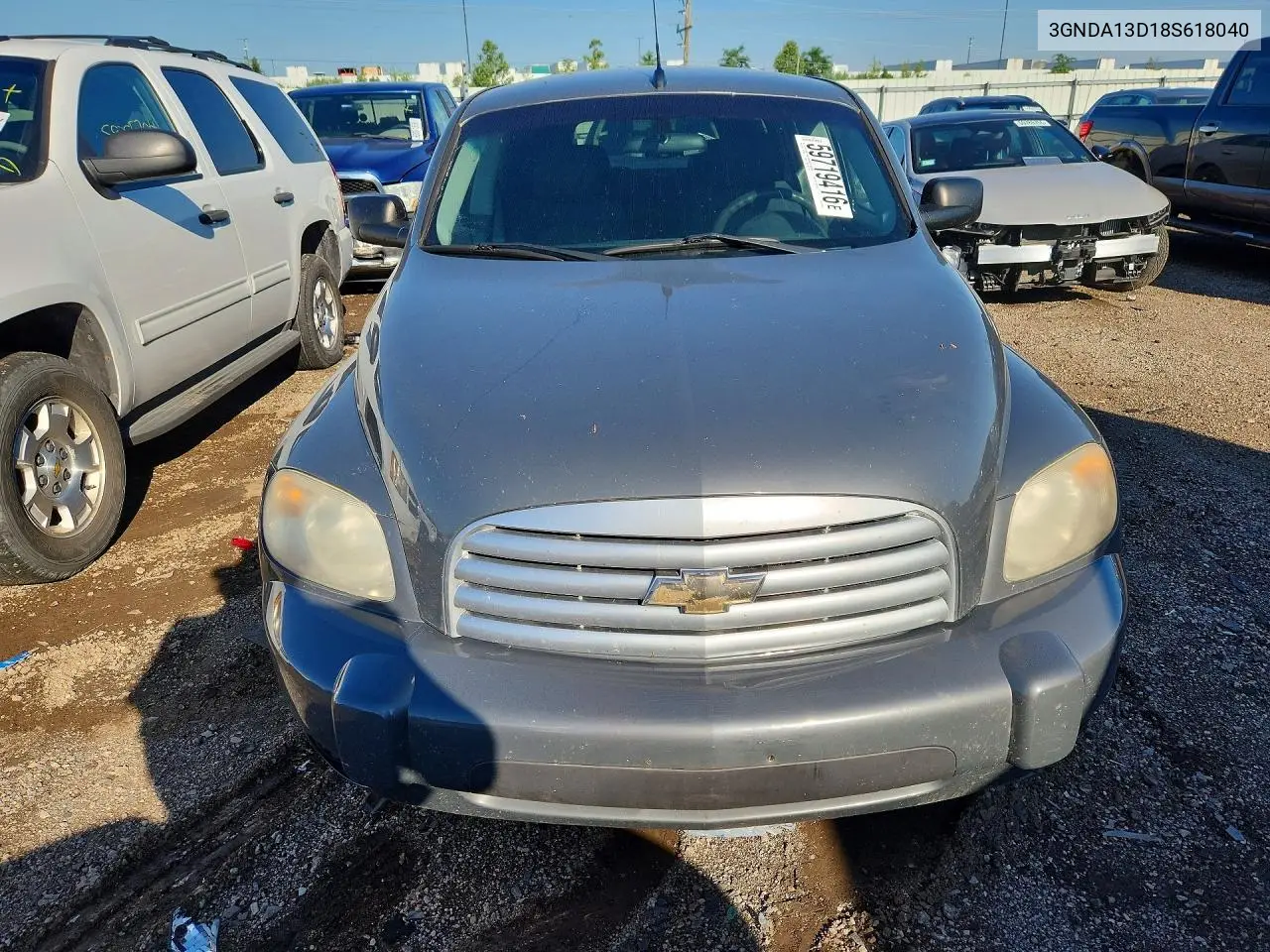 2008 Chevrolet Hhr Ls VIN: 3GNDA13D18S618040 Lot: 59719416
