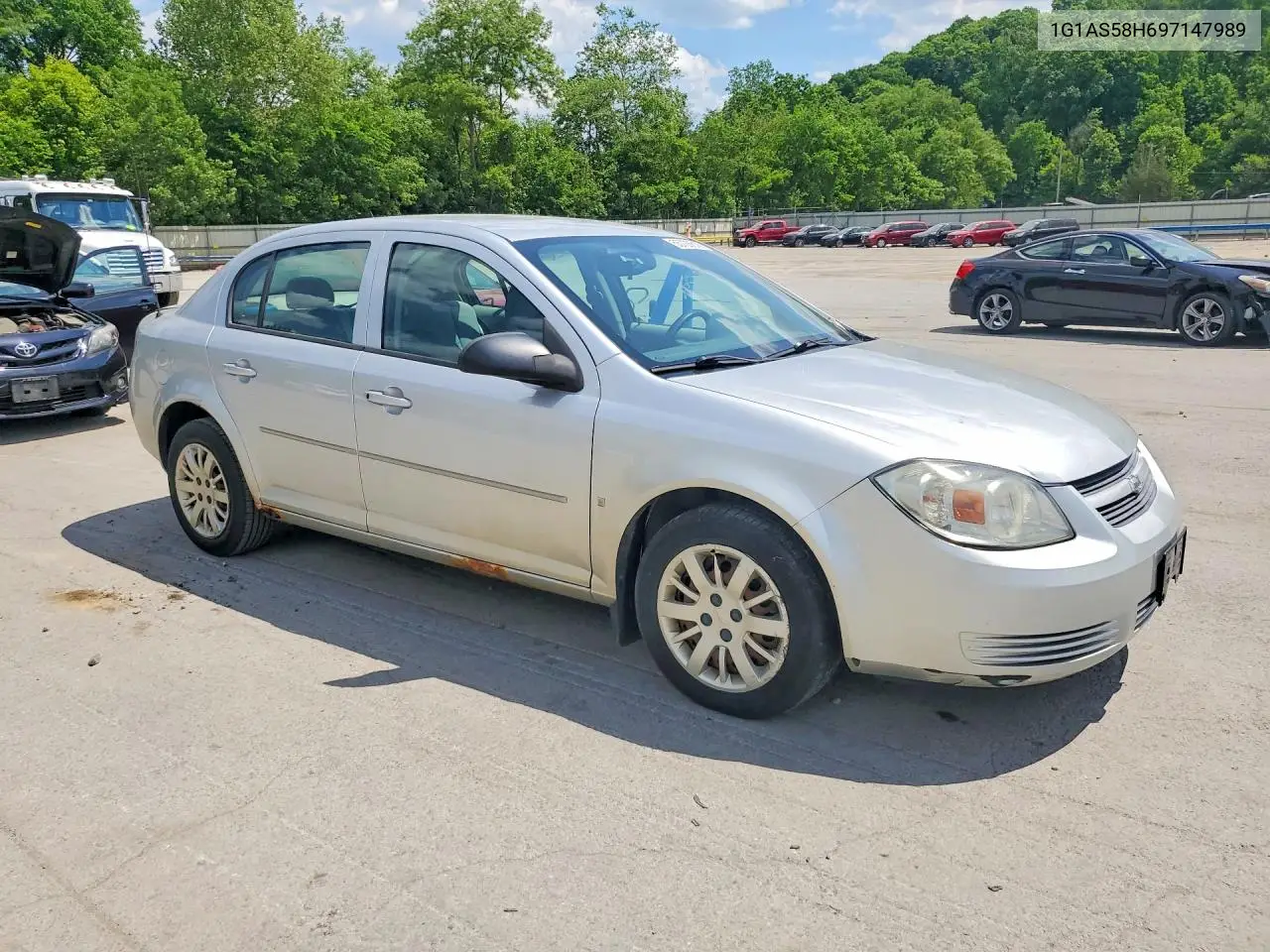 2009 Chevrolet Cobalt Ls VIN: 1G1AS58H697147989 Lot: 55726616